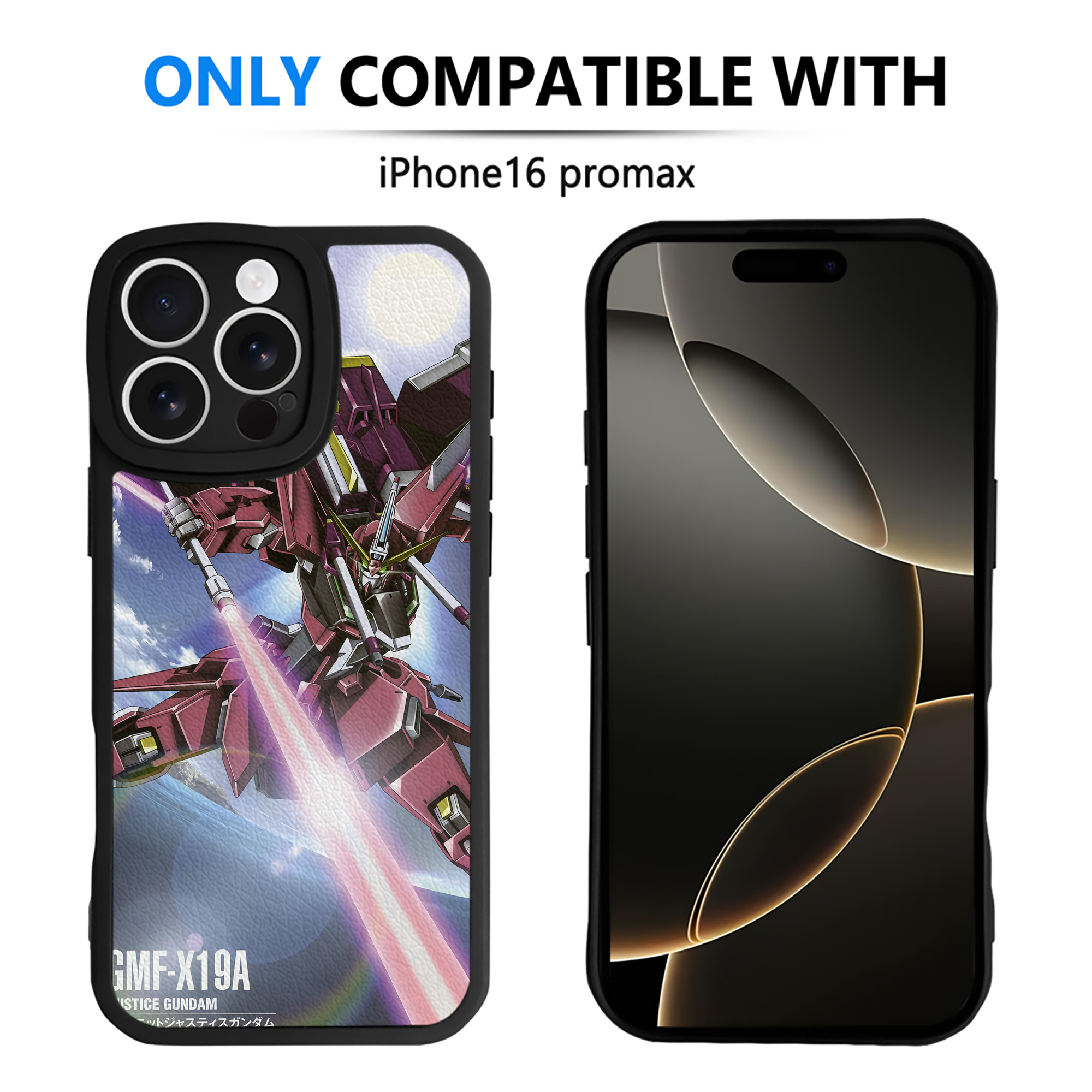 （画像用） 機動戦士ガンダム Mobile Suit Gundam 【iPhone 16シリーズ対応】シリコンスマホケース（レザー調） 材質：シリコン
